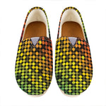 Colorful Disco Lights Pattern Print Casual Shoes