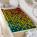 Colorful Disco Lights Pattern Print Changing Pad Cover