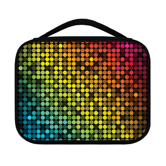 Colorful Disco Lights Pattern Print Classic Bible Case