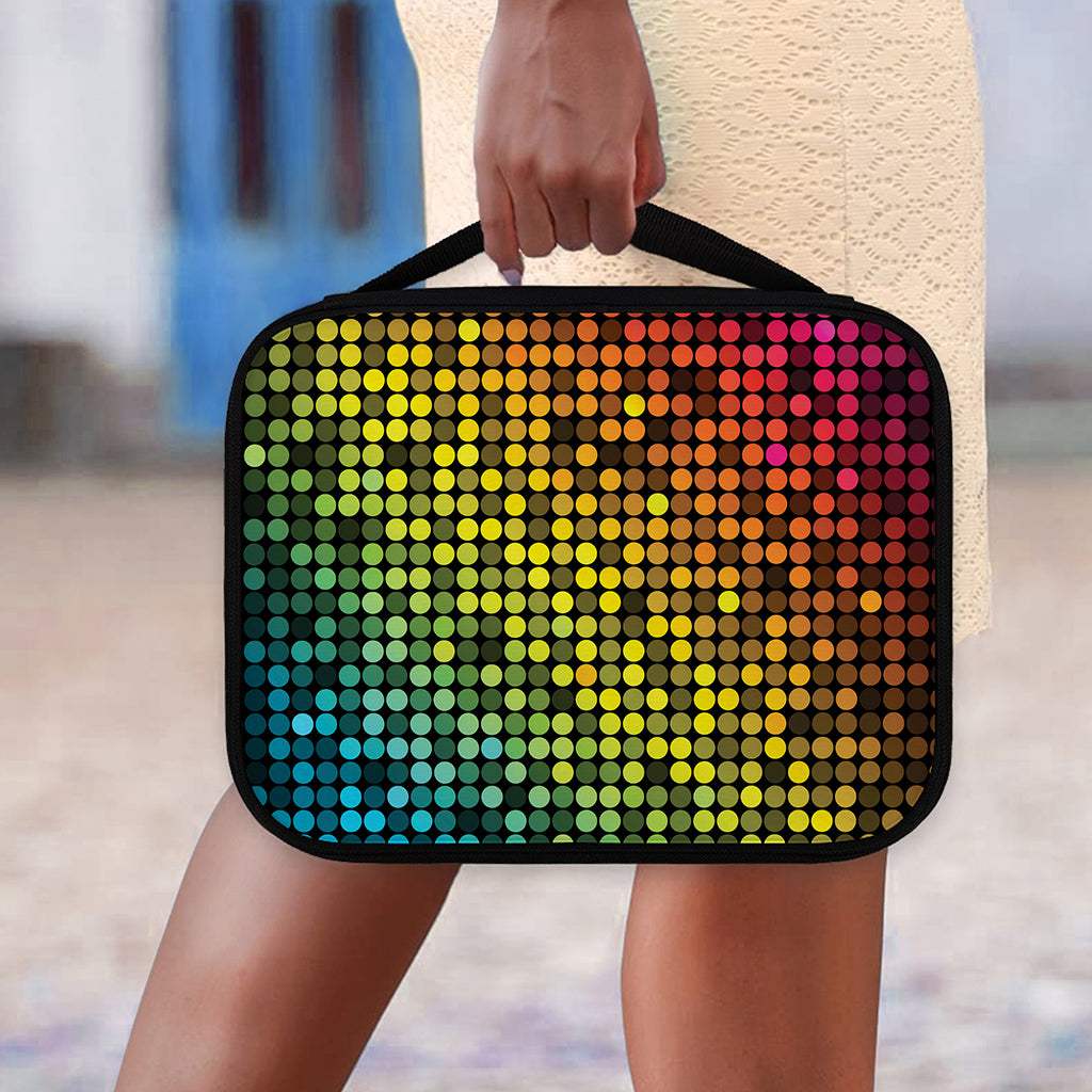 Colorful Disco Lights Pattern Print Classic Bible Case