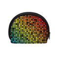 Colorful Disco Lights Pattern Print Coin Purse