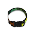 Colorful Disco Lights Pattern Print Dog Collar