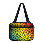 Colorful Disco Lights Pattern Print Double Strap Bible Bag