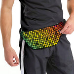 Colorful Disco Lights Pattern Print Fanny Pack
