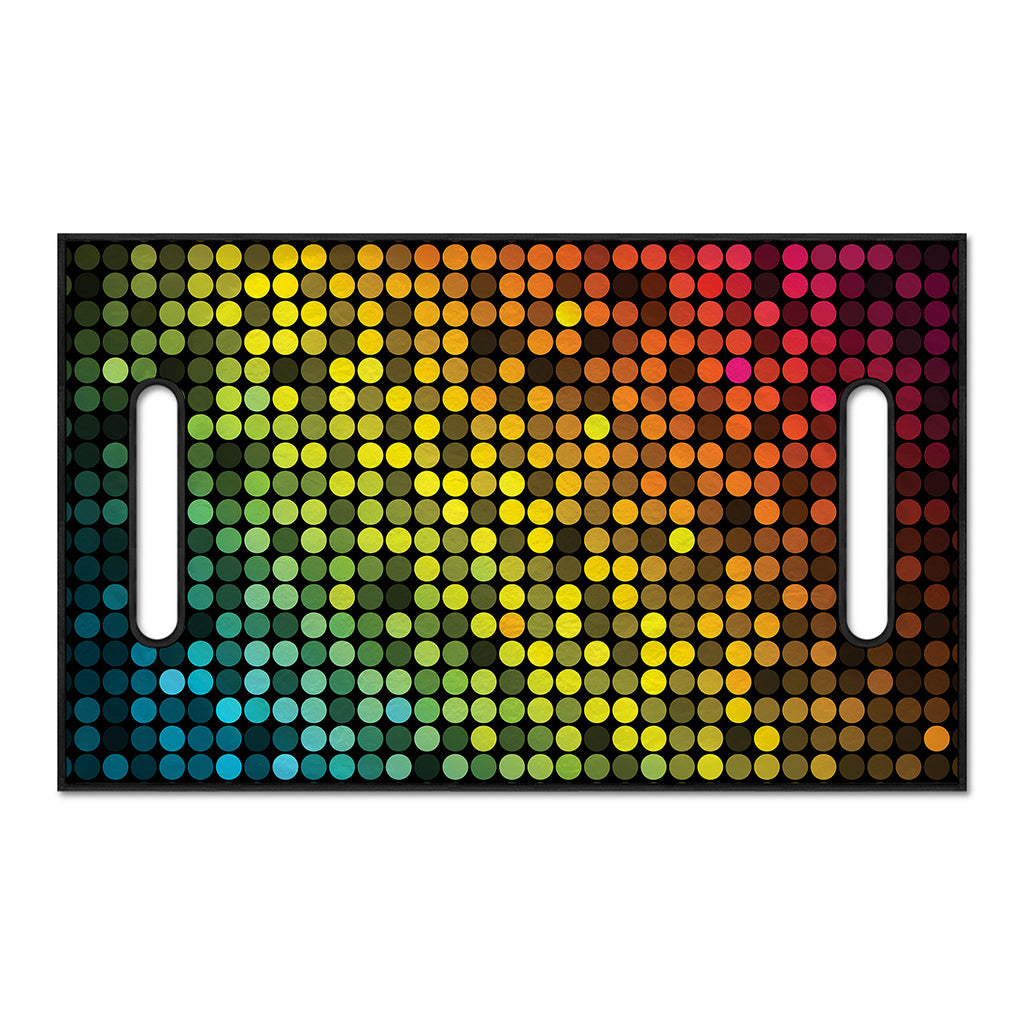 Colorful Disco Lights Pattern Print Golf Cart Seat Cover