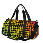 Colorful Disco Lights Pattern Print Gym Bag