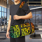 Colorful Disco Lights Pattern Print Gym Bag