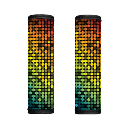 Colorful Disco Lights Pattern Print Handle Covers