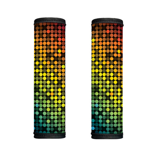 Colorful Disco Lights Pattern Print Handle Covers