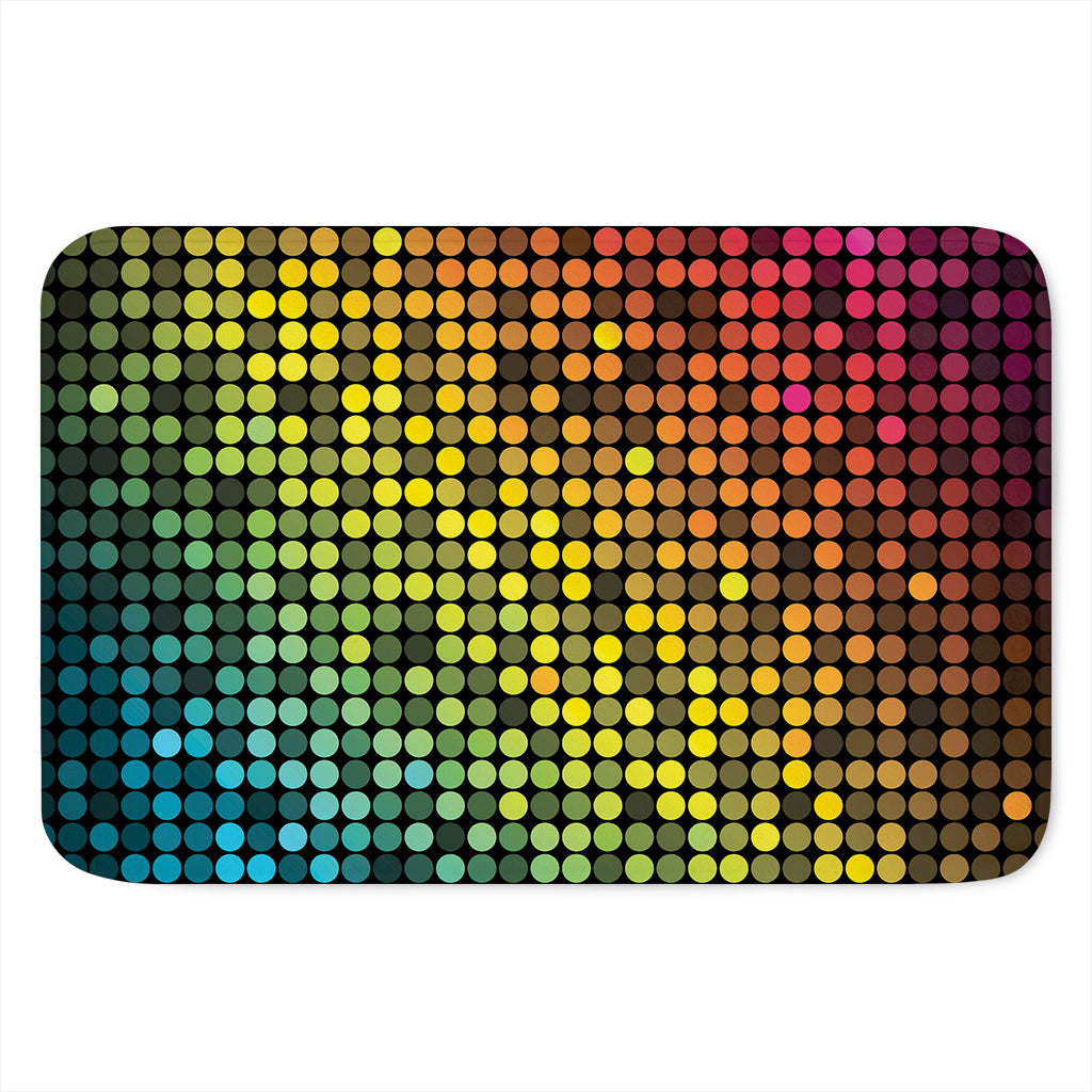 Colorful Disco Lights Pattern Print Indoor Door Mat