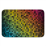 Colorful Disco Lights Pattern Print Indoor Door Mat