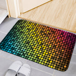 Colorful Disco Lights Pattern Print Indoor Door Mat