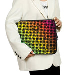 Colorful Disco Lights Pattern Print Laptop Sleeve