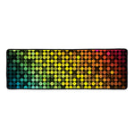 Colorful Disco Lights Pattern Print Long Kitchen Mat