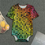 Colorful Disco Lights Pattern Print Men's Bodysuit