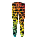 Colorful Disco Lights Pattern Print Men's Leggings