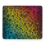 Colorful Disco Lights Pattern Print Mouse Pad