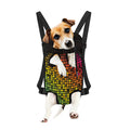 Colorful Disco Lights Pattern Print Pet Carrier Backpack