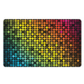 Colorful Disco Lights Pattern Print Polyester Doormat