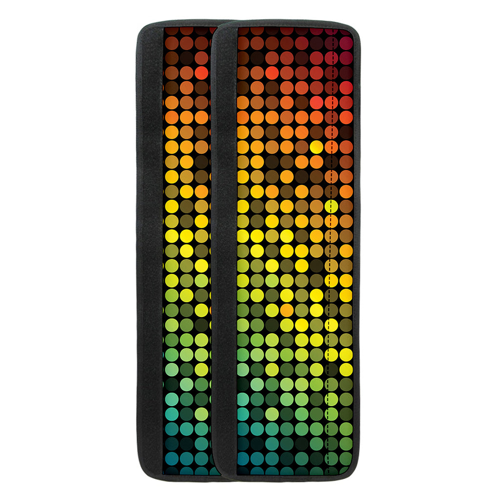 Colorful Disco Lights Pattern Print Refrigerator Handle Covers