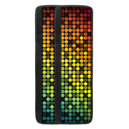 Colorful Disco Lights Pattern Print Refrigerator Handle Covers