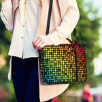 Colorful Disco Lights Pattern Print Shoulder Strap Bible Bag