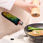 Colorful Disco Lights Pattern Print Skillet Handle Cover