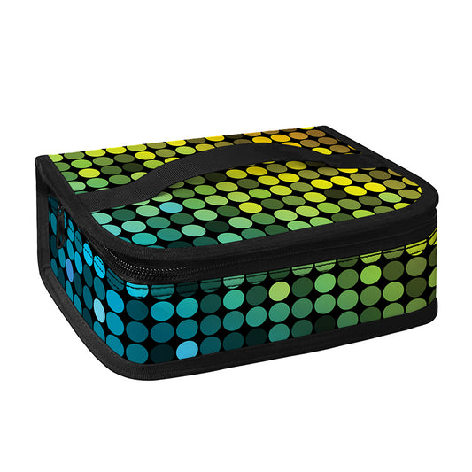 Colorful Disco Lights Pattern Print Small Lunch Bag