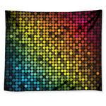 Colorful Disco Lights Pattern Print Tapestry