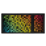 Colorful Disco Lights Pattern Print Trifold Wallet