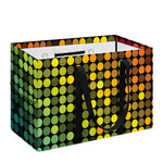 Colorful Disco Lights Pattern Print Utility Tote Bag