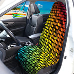Colorful Disco Lights Pattern Print Waterproof Car Seat Cover