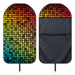 Colorful Disco Lights Pattern Print Waterproof Car Seat Cover