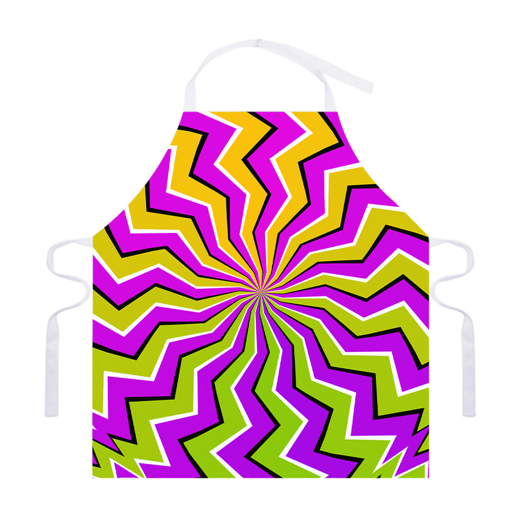 Colorful Dizzy Moving Optical Illusion Adjustable Apron