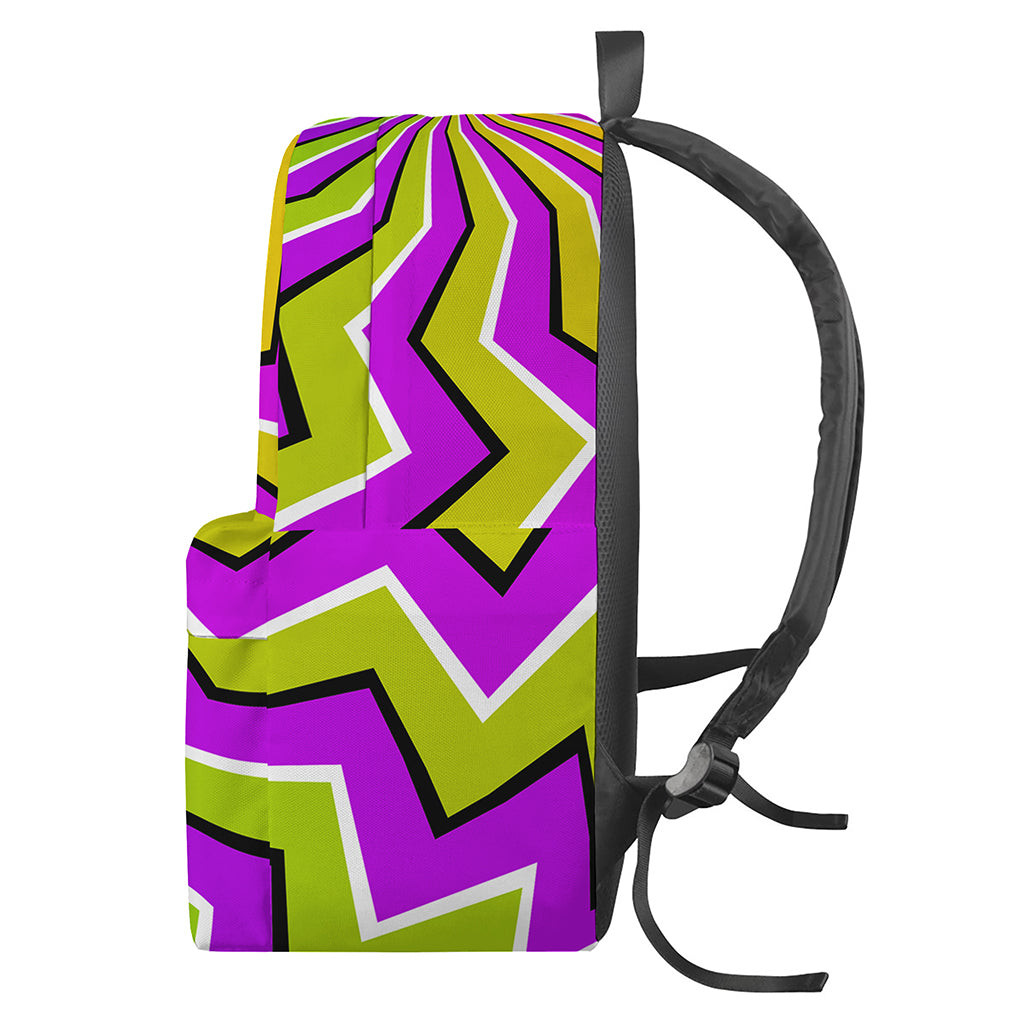 Colorful Dizzy Moving Optical Illusion Backpack