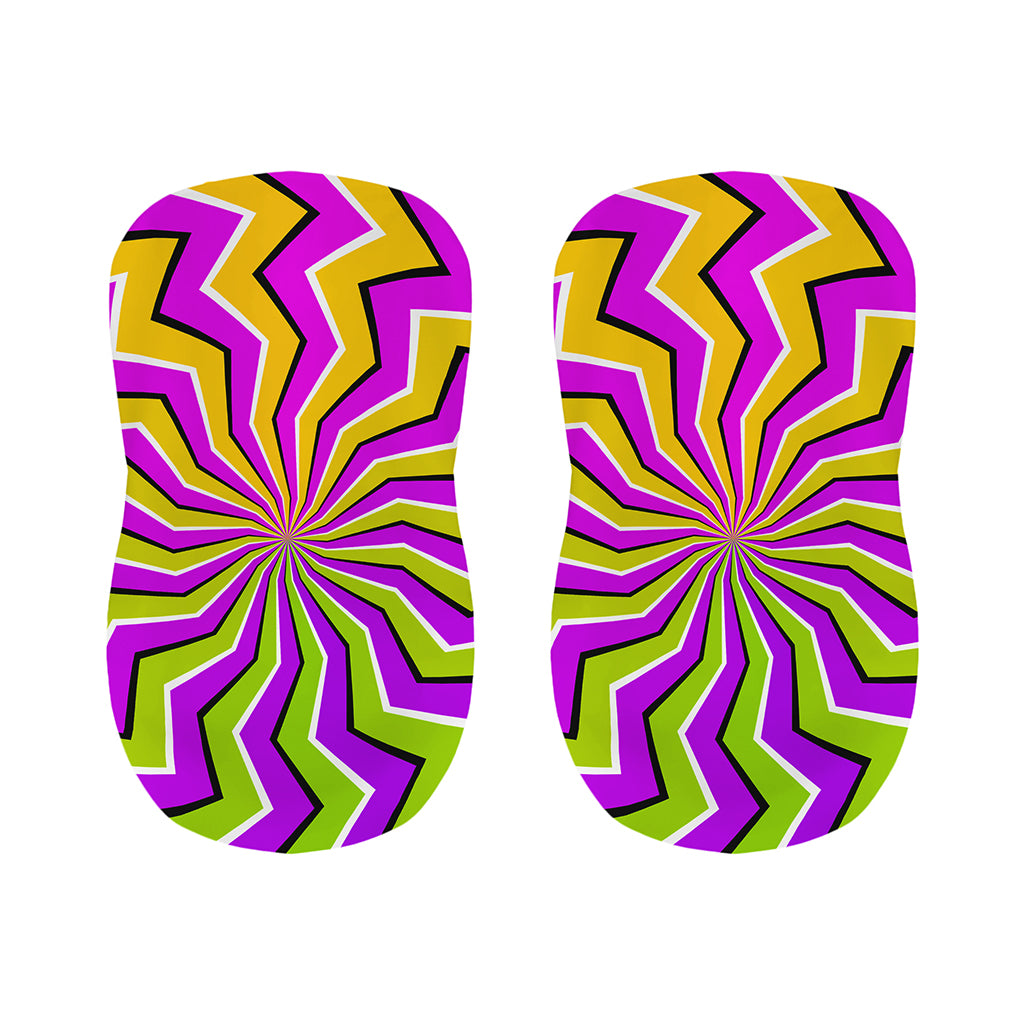 Colorful Dizzy Moving Optical Illusion Bar Stool Covers