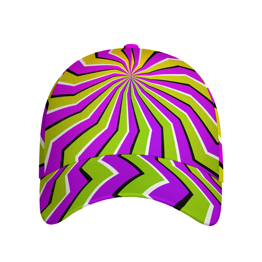 Colorful Dizzy Moving Optical Illusion Baseball Cap