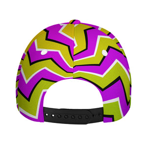 Colorful Dizzy Moving Optical Illusion Baseball Cap