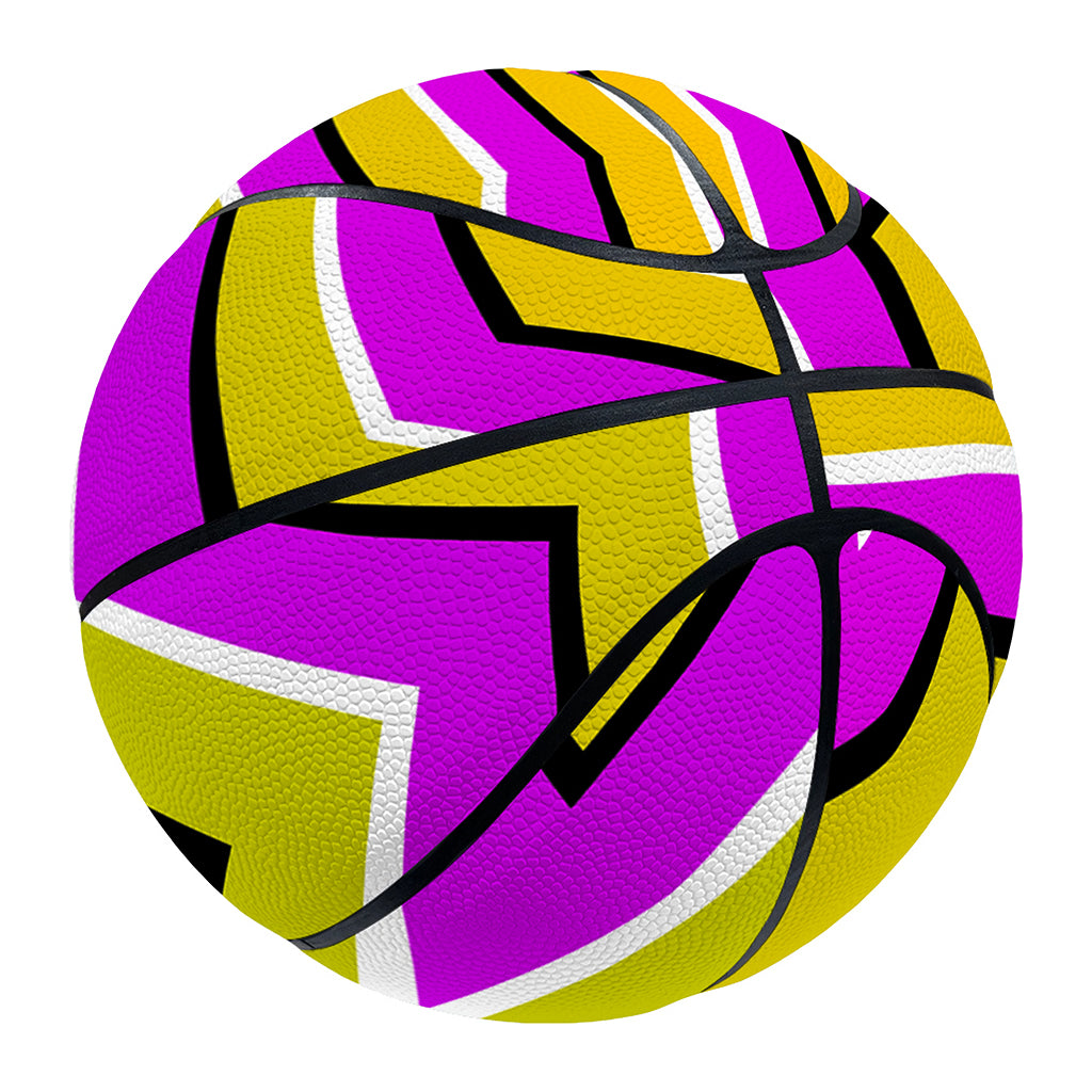 Colorful Dizzy Moving Optical Illusion Basketball