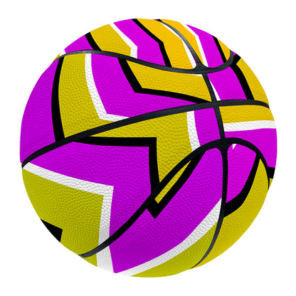 Colorful Dizzy Moving Optical Illusion Basketball