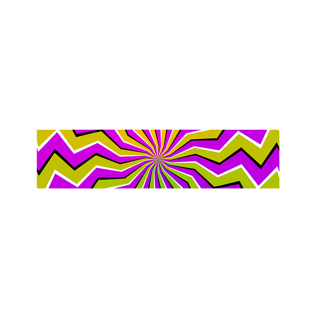 Colorful Dizzy Moving Optical Illusion Bed Runner
