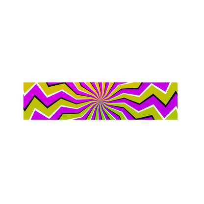 Colorful Dizzy Moving Optical Illusion Bed Runner