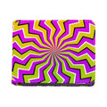 Colorful Dizzy Moving Optical Illusion Bifold Wallet