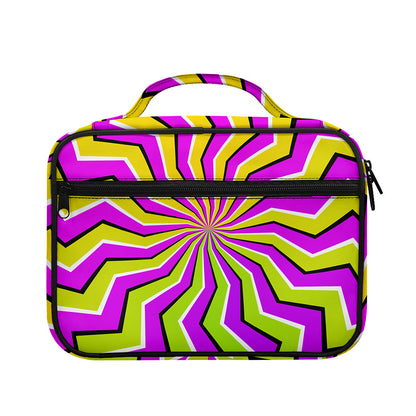 Colorful Dizzy Moving Optical Illusion Briefcase Bible Bag