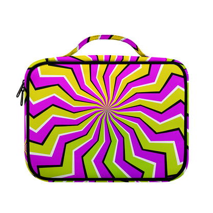 Colorful Dizzy Moving Optical Illusion Briefcase Bible Bag