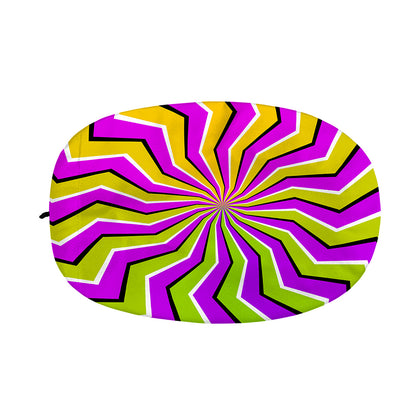 Colorful Dizzy Moving Optical Illusion Car Side Mirror Covers