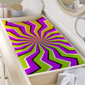Colorful Dizzy Moving Optical Illusion Changing Pad Cover