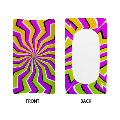 Colorful Dizzy Moving Optical Illusion Changing Pad Cover