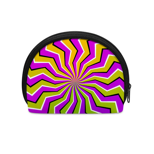 Colorful Dizzy Moving Optical Illusion Coin Purse