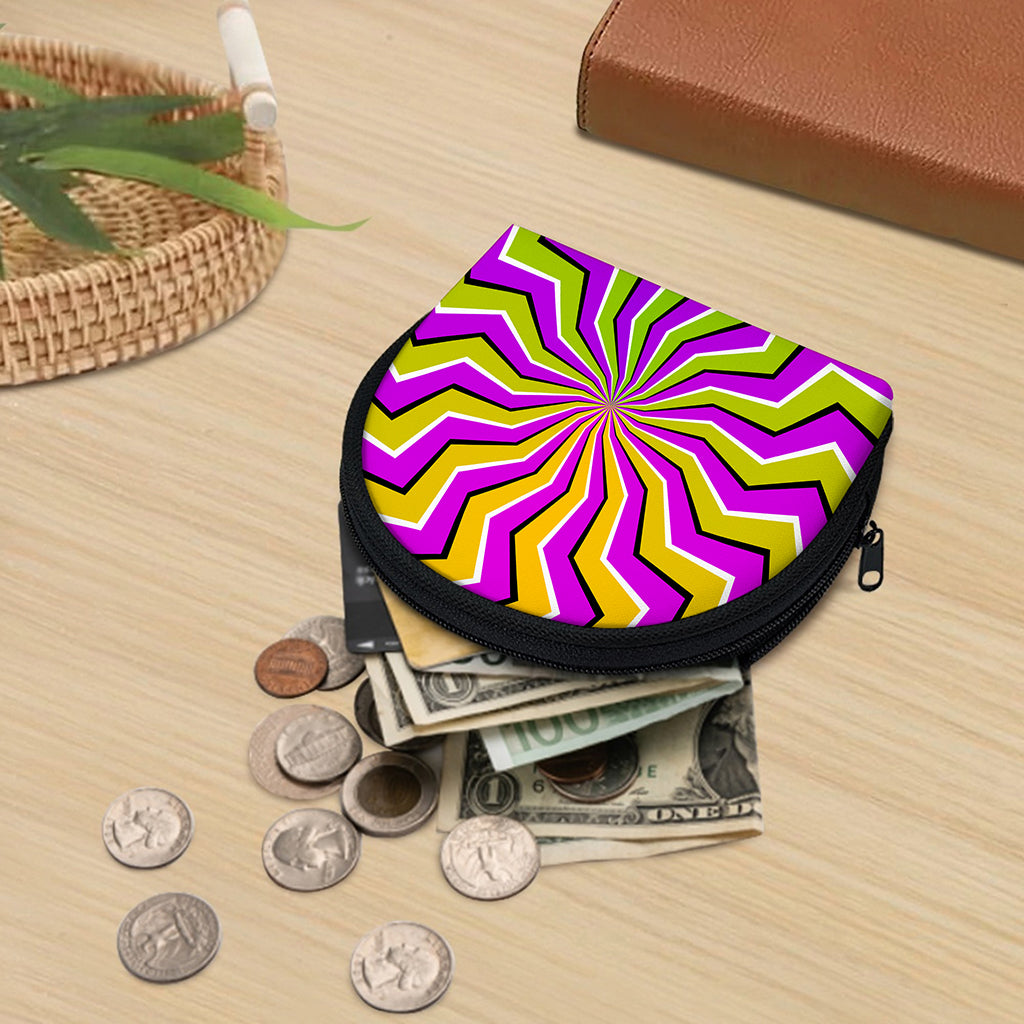 Colorful Dizzy Moving Optical Illusion Coin Purse